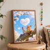 Disney Зверополис Лис и Кролик Весенние Цветы Картина по Номерам Ручная Раскраска Арт-Набор Декор для Дома