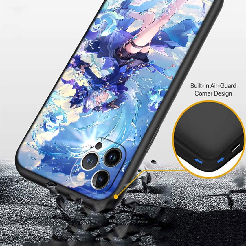 LO47 Genshin Impact Phone Case for Samsung Galaxy M06 M15 M16 M35 M55 M56 A36 A42 A50 A50S A51 A52 A32 A33 A05 A05S A06 A16 A20