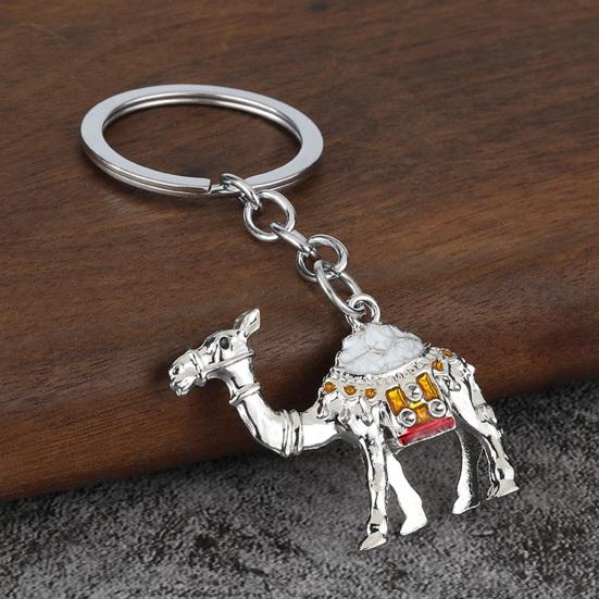 Брелок Подвеска Верблюд Шарм Брелок с Цветным Эмалевым Покрытием Ключи Сумка Рюкзак Компактный Легкий Брелок Аксессуар Подарок