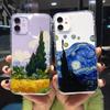Отличный чехол для телефона с картиной Ван Гога для IPhone 15 Pro Max 14 13 12 11 Pro Max 7 8 14 Plus X XR XS, противоударный прозрачный чехол