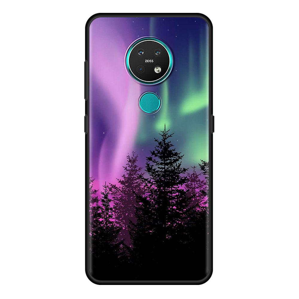 Northern Lights Sky Cell Phone Case for Nokia 5.4 7.2 3.4 5.3 2.3 3.2 8.3 5G 2.4 2.2 4.2 1.3 1.4 C20 G20 X20 Cover Coque