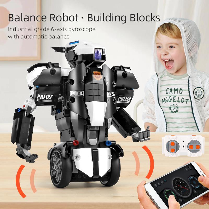 MOULD KING 13114 Technical STEM Toys Intelligent Robot Building Blocks Remote Control Robot Bricks Toys for Kids Birthday Gifts