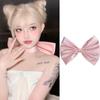 Ткань Большой бант воротник косплей реквизит шея чокер милое сладкое атласное ожерелье для девочек