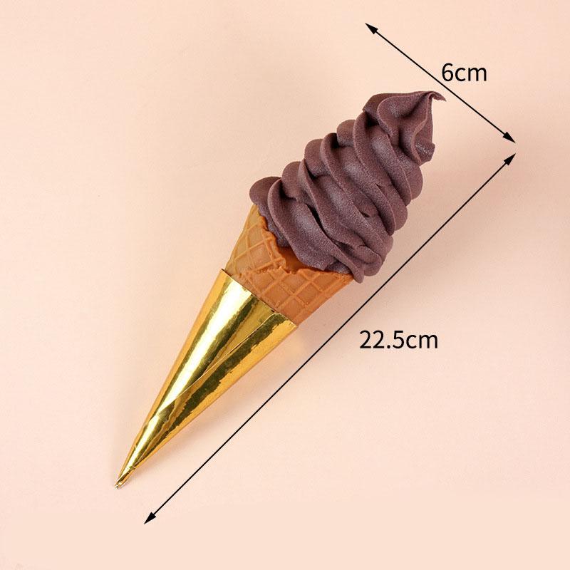 Ins Simulation Ice Cream Fake Cake Artificial Food Children Toys Wedding Party Bakery Dessert Window Decoration Pography Prop