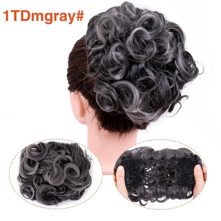 Грязная расческа на заколке для волос в виде пучка, 1 шт., взлохмаченная прическа, наращивание волос, пучок, вьющиеся шиньоны, резинки для волос для женщин и девочек