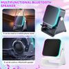 5 In 1 Wireless Bluetooth Speaker With Phone Holder Features 360° Adjustable Stand And Colorful Lights Long Battery Life With Bass