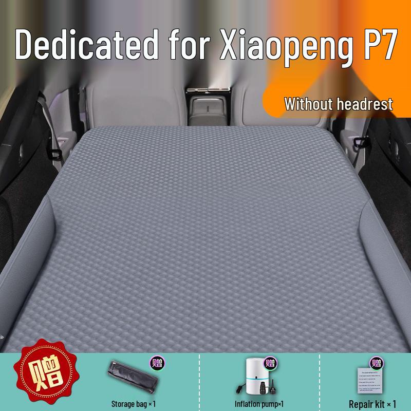 XPeng P7 Car Mattress Rear Seat Inflatable Sleeping Pad & Air Cushion Bed with Essential Items