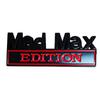 Горячая Распродажа Авто Стайлинг 3D Mad Max Edition Металл Хром Цинковый Сплав Клейкая Эмблема Декоративная Наклейка Забавная Наклейка Авто Аксессуар