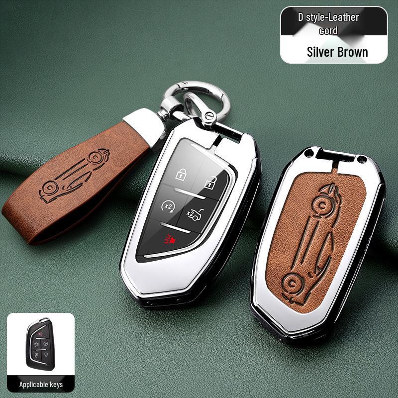 Премиальный металлический чехол для ключа Cadillac XT5, CT5, XT4, XT6, CT6, XTS, ATSL, CT4