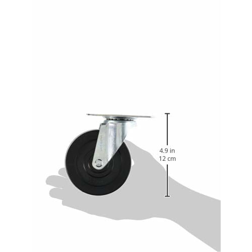 TRUSCO Dolly Caster ??100 Rubber Wheel Flexible TYSG-100RH