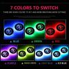 1pc Car Luminous Light Anti Slip Water coaster Mat pad For BMW M E39 E36 E60 E90 E3A4 E46 F30 F10 F20 X5 E53 E34 X1 car styling