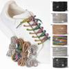 1PC Luxury Rhinestone Shoelaces Rainbow Diamond Shoe Laces Sneakers Laces Shoes Round Shoelace 100/120/140/160CM