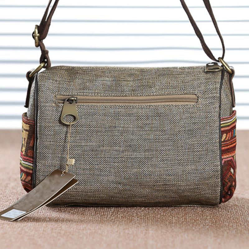 Женская парусиновая сумка для девочек, сумки через плечо в китайском стиле для женщин, универсальные сумки на плечо ручной работы для отдыха, женский кошелек