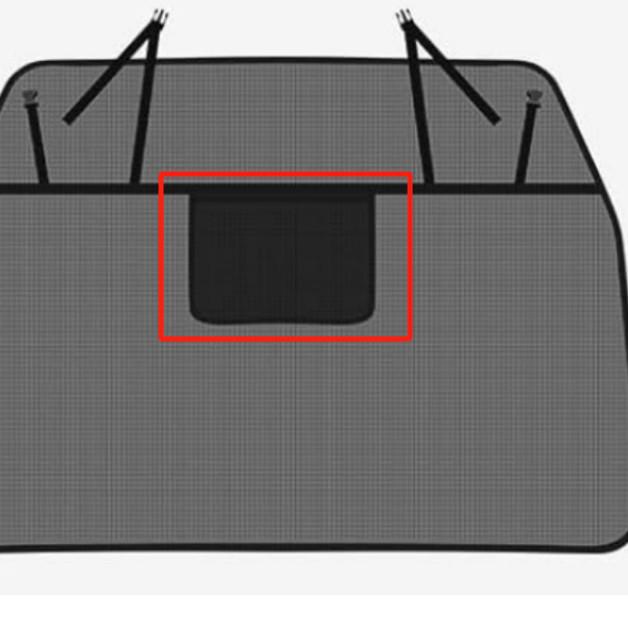 Hot-Selling Pet Car Mesh Barrier: Rear Seat Anti-Escape Dog Divider Net, Integrated Design