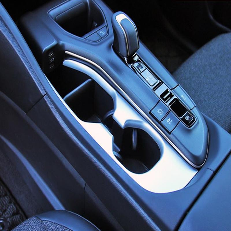 LHD RHD For Toyota Crown Crossover 2024 center conlose gear shift panle front water cup coverDecoration Trim Accessories