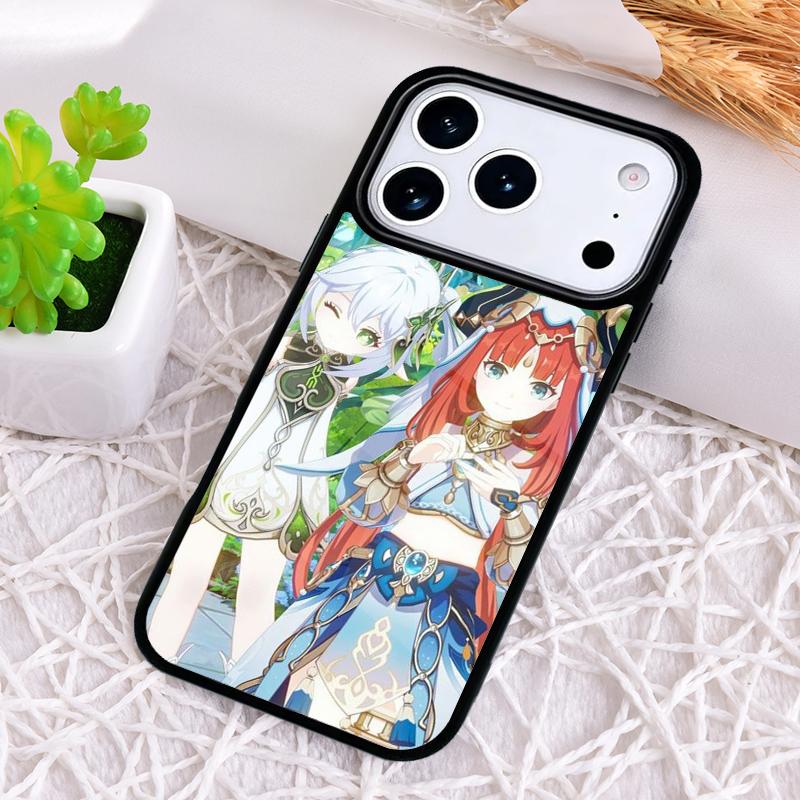 Чехол для телефона Genshin Nilou для iPhone 17 Air 16 15 11 12 14 13 Pro Max Ударопрочный чехол