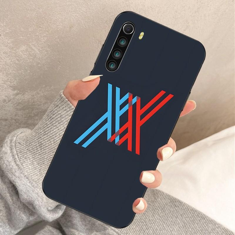 Zero Two Darling 002 Phone Case For Xiaomi Redmi Note 11 10 9T 8 7 Pro Redmi 10 9 9A 9C 8 7 6 Soft Black Phone Cover