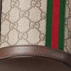 Gucci Кросс-боди из канваса с кожаной отделкой, мини-сумка-ведро, женская, на одно плечо, бежевая, темно-коричневая