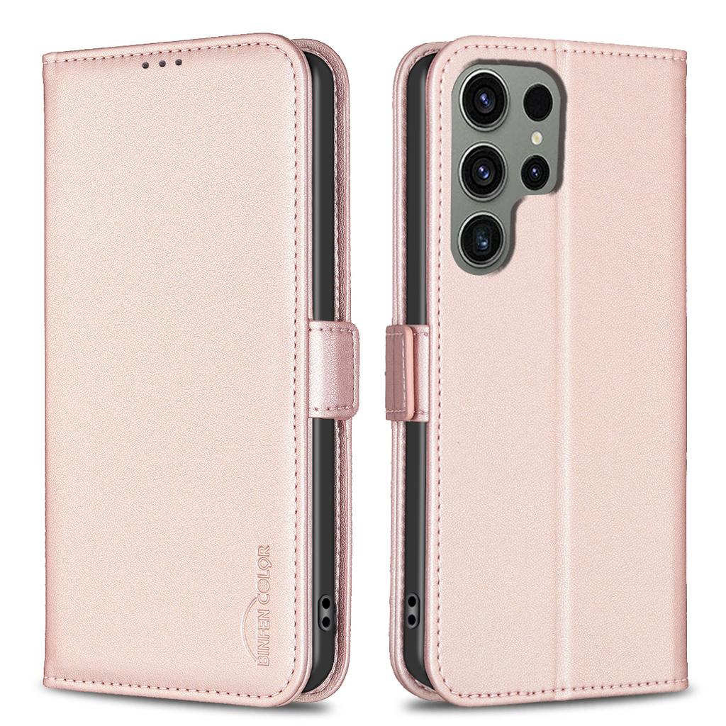 Магнитный кожаный чехол для Samsung Galaxy A16 A06 A55 A35 A15 A05 S25 S24 S23 S22 S21 S20 Ultra Holster Flip Cover Wallet Phone Bags для Samsung