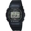 Casio G-Shock GW-5000U-1JF Мужские Черные Радиоуправляемые Солнечные Часы Металлический Корпус Винтовая Задняя Крышка