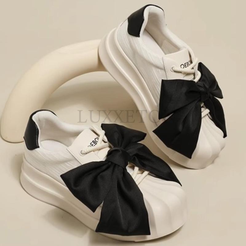 Роскошные низкие женские туфли из вулканизированной кожи, осенние новые повседневные туфли из кожи, корейские дышащие женские кроссовки на шнуровке