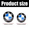 11mm 14mm Car Remote Key Fob Emblem For BMW E46 E90 F10 Sticker Logo Replacement F30 G20 X1 X3 X5 M Performance 50th Anniversary WC5