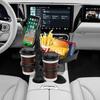 4 In 1 Car Cup Holder 360 Rotating Multifunctional Mobile Phone Holder Mount Adjustable Drink Holder Swivel Arm Auto Accessories