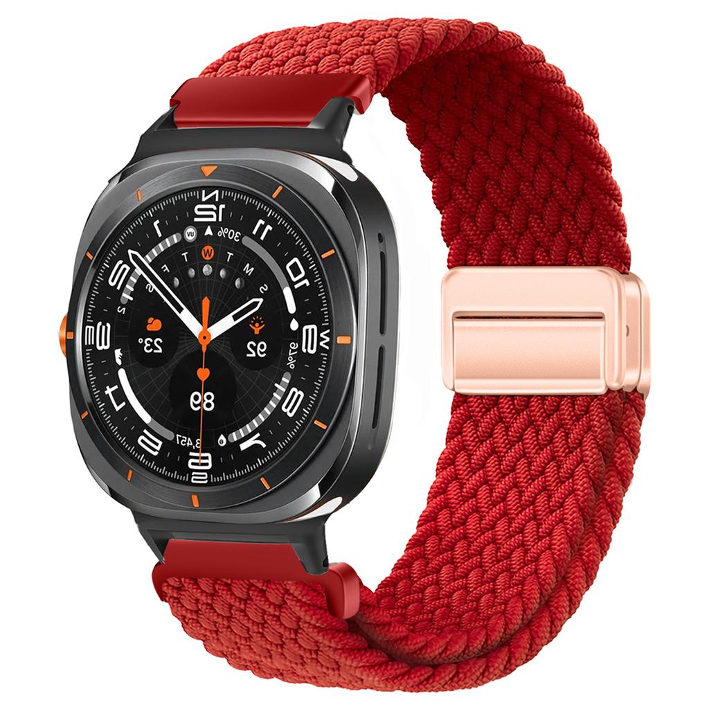 Для Samsung Galaxy Watch 7 Ultra Ремешок 47 мм Аксессуары Магнитный Плетеный нейлоновый спортивный Браслет Correa Galaxy Watch 7 Ultra Ремешок