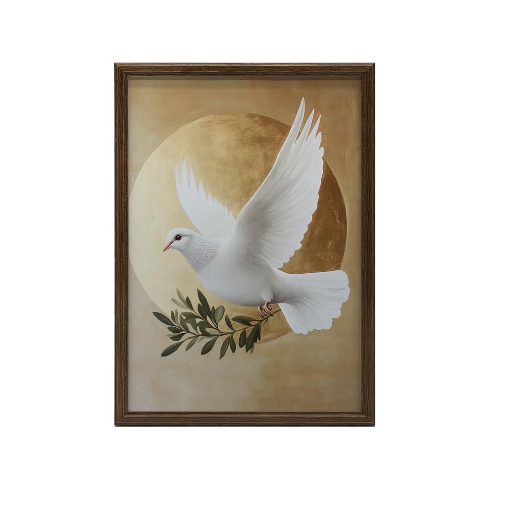 Symbol Ducha Świętego Symbol Ducha Świętego, 50X70 Cm, Bez Ramy, Płótno Premium Na Blejtramie