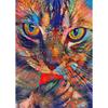 Canvas  Abstract Animals Lion Tiger Cat Colour Retro  Wall Decoration Pictures Living Bedroom Decor Posters