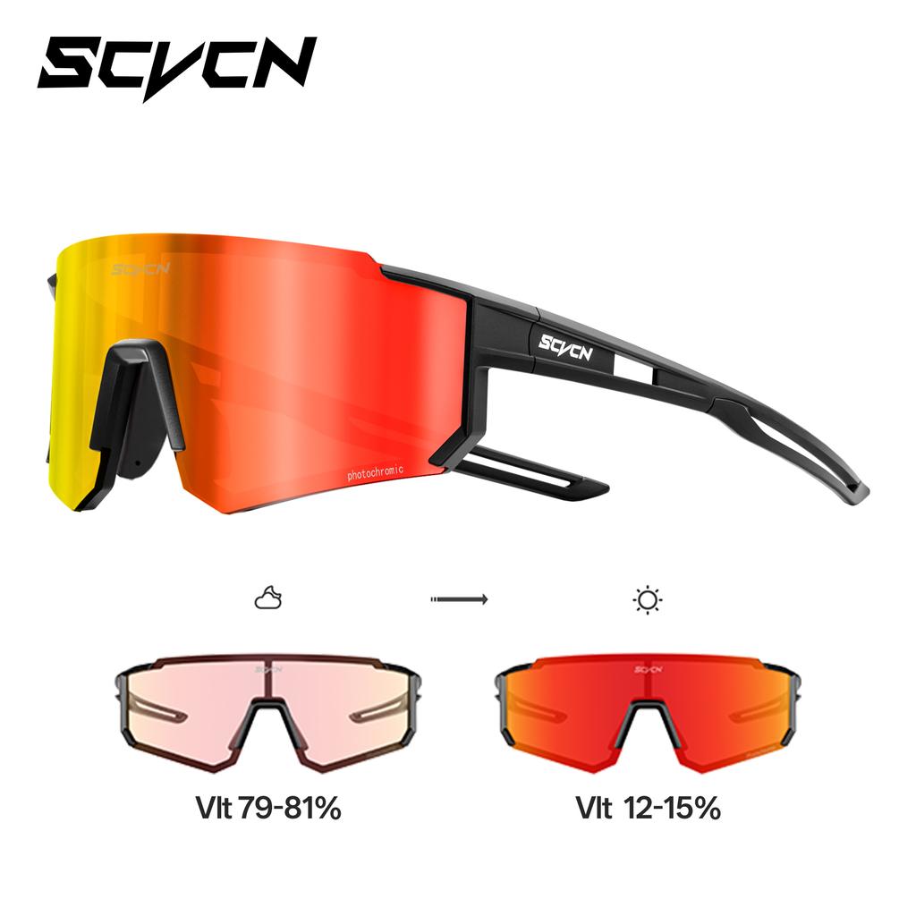 SCVCN Новые фотохромные велосипедные очки UV400 Мужские Женские Очки для хайкинга Спортивные солнцезащитные очки Наружные Велосипедные Дорожные MTB Очки для велосипеда