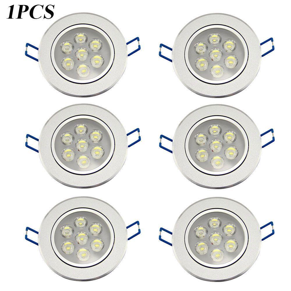 New Driver Kit Adjustable 7W Recessed Spotlight Lamp Ceiling Light LED Downlight