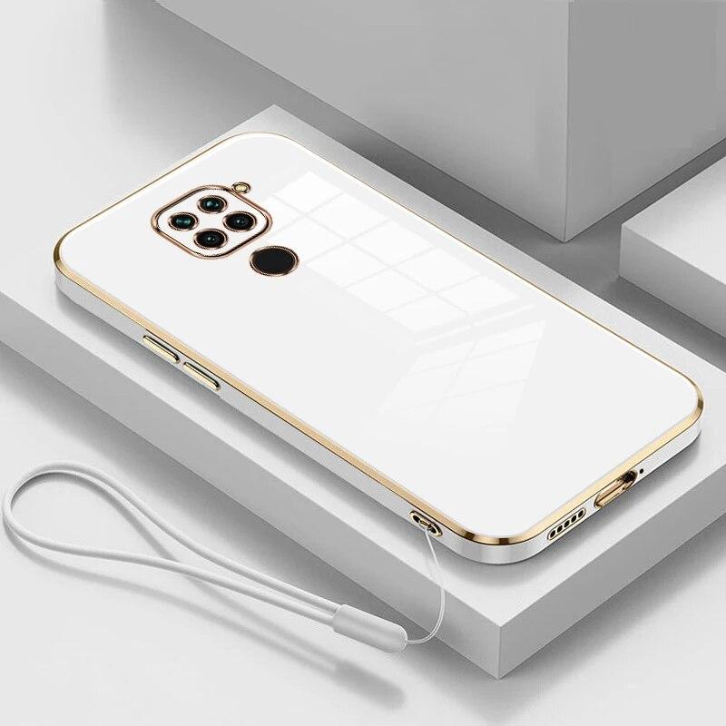 Чехол для Xiaomi Redmi Note 9 Redmi Note 9, чехол M2003J15SC M2003J15SG, роскошный чехол для телефона с квадратным покрытием, противоударная задняя крышка