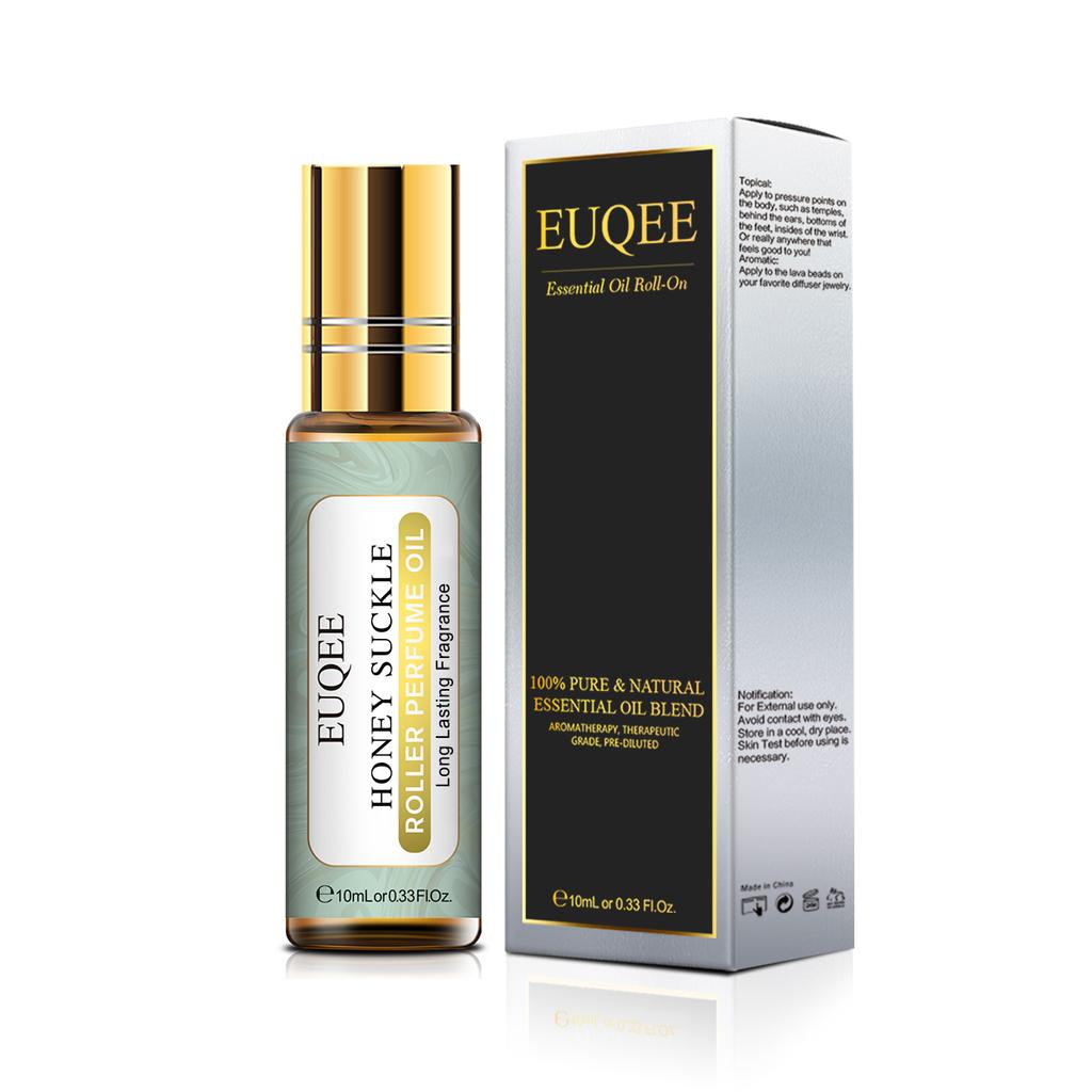 10 мл парфюмерное масло EUQEE Roller для увлажнителя, ароматы, косметический уход за кожей, очиститель воздуха, пармский фиолетовый угол, кокосовое и ванильное цветочное эфирное масло