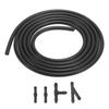 X AUTOHAUX Windshield Washer Jet Nozzle Hose Tube Kit with 2M Washer Fluid Hose