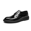 Fashion Italian Luxury Brand White New Oxford Shoes Thick Sole Pointed Toe Designer Lace Up Brogue Men Casual Shoes Wedding Men's Shoes