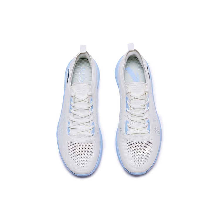 Anta Кроссовки для бега Urban Running Shock Absorbing Non-Slip Rebound Low-Top с дышащим верхом для мужчин, белые, синие, 112225540-3