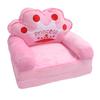 Toddler Chair for Girls Kids Cute Princess Tiara Fold Out Couch Bed Floor Cushion Armrest Sofa for