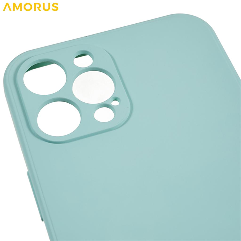 For iPhone 12 Pro Max Case Precise Cutouts TPU Fiber Lining Shockproof Phone Cover