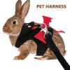 Halloween Design Bunny Harness Leash Set For Outdoor Walking Ideal For Pet Owners 4 Sets Control Pet Movement