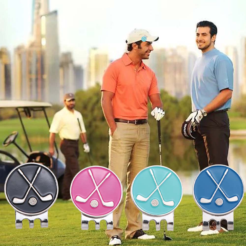 Position Marker Golf Ball Marker Removable Golf Cap Clips Practical Golf Hat Clip Men Women