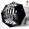 Printed Santos SFC logo Folding Umbrella,Outdoor,Leisure,And Travel Umbrella,Durable Umbrella Fabric,Birthday And Holiday Gift