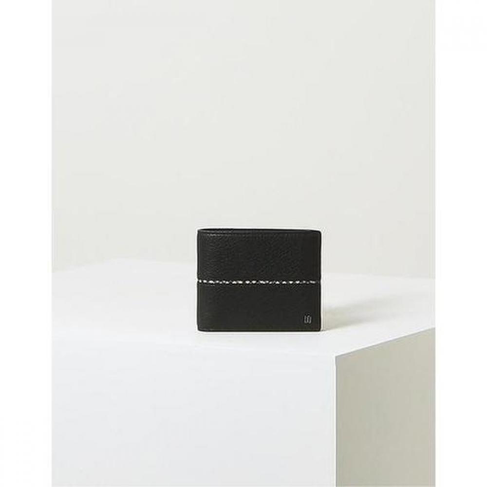 Daks Black Leather Contrast Wallet Dbwa2f600bk
