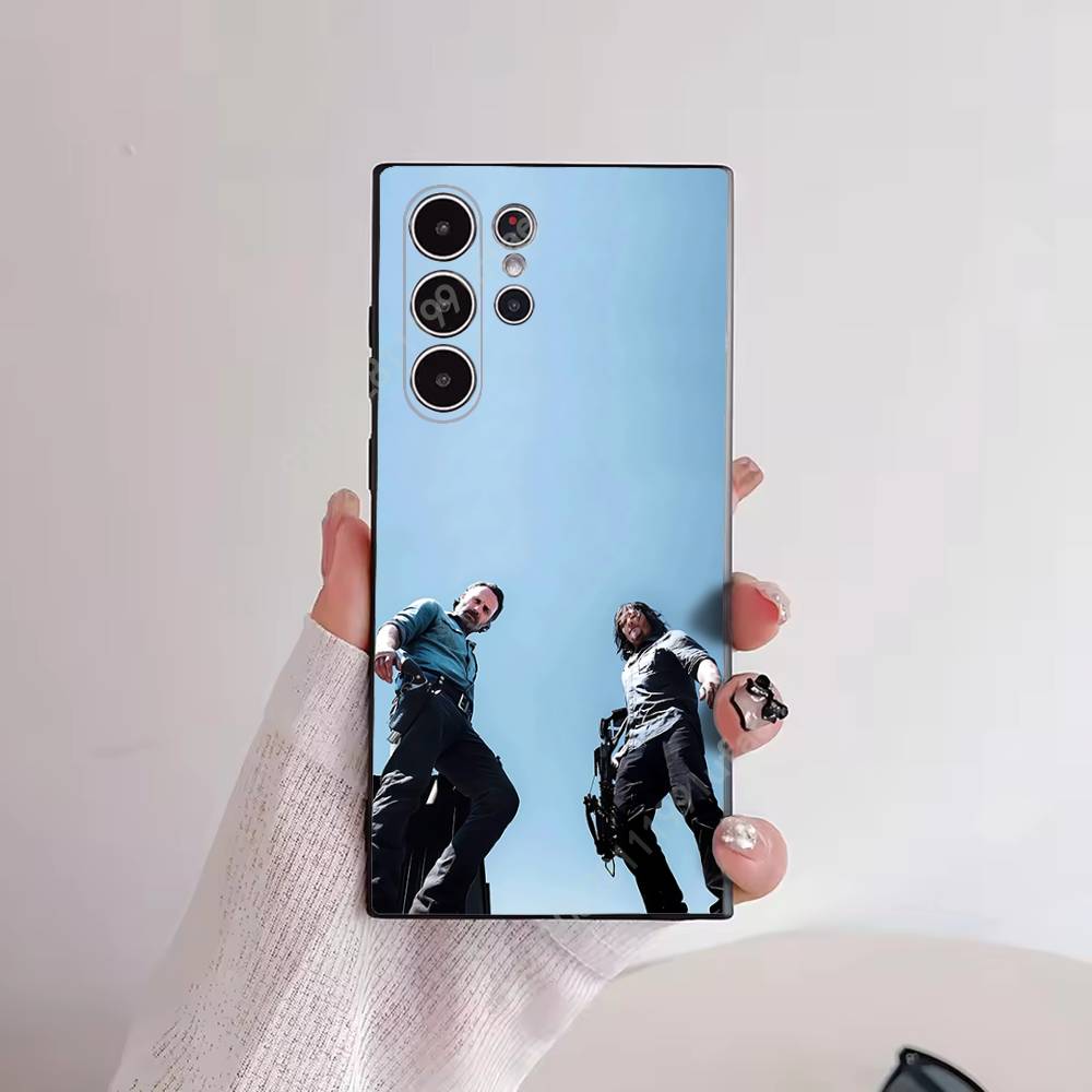The W-Walking D-Dead-S Rick Daryl Phone Case for Samsung Galaxy S30 26 25 Ultra Plus S24 23 22 FE Lite S21 20 TPU Cover