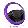 Силиконовый чехол на руль, универсальный нескользящий чехол на руль автомобиля, изысканное мастерство, автомобильный аксессуар для большинства