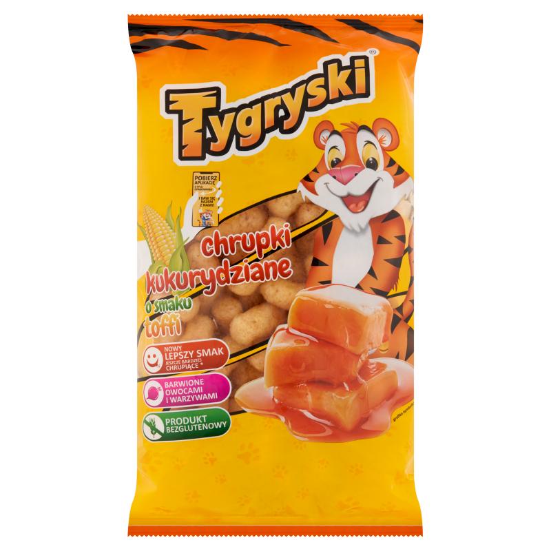 Tygryski Corn Chips with Toffee Flavor 70 g