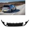 Rear Bumper Lip Spoiler Gloss Black TCR Rear Bumper Diffuser Valance Sporty  For MK7 Pre‑Facelift 2013 to 2016