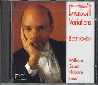 CD WILLIAM GRANT NABORE - Diabelli Variations DRC5004 DORON 1993 Japan Classical Used
