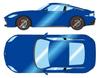 Модель EIDOLON Nissan Fairlady Z Version ST 2025 Wangan Blue Готовая модель EM805A 1/43 (РЗ34)
