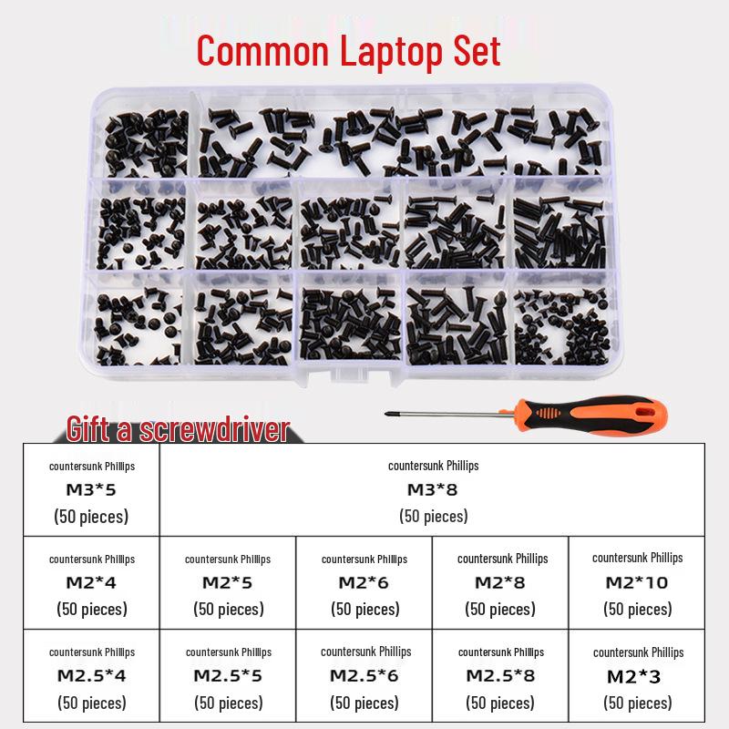 Набор винтов для ПК, материнских плат и SSD